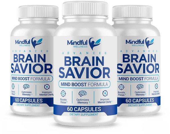 Brain Savior memory support three bottles